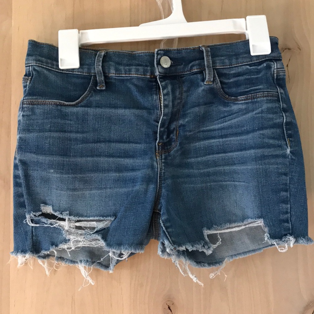 Pac Sun Ripped Jean Shorts